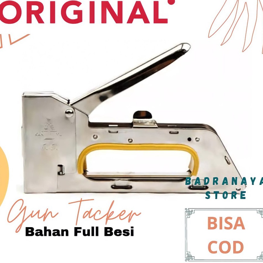 

TZDZ8049㊑ Stapler Tembak / Cekrekan / Pengokot / Hekter Gun Tacker / Staples Sofa, Staples Jok, Stepler Motor, ㊯