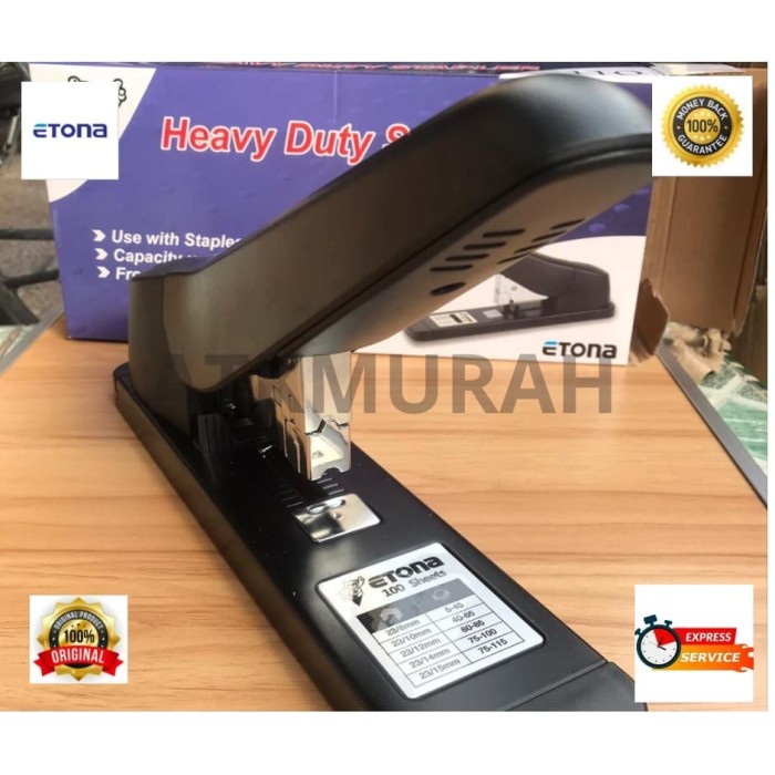 

STAPLER ETONA 110 STAPLES HEAVY DUTY 110 LEMBAR ORIGINAL JILID KANTOR