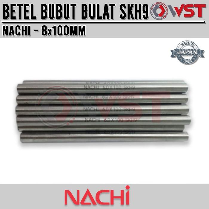 Betel Bubut Bulat Nachi 8X100 / Betel Bulat 4Inch 8 X 100