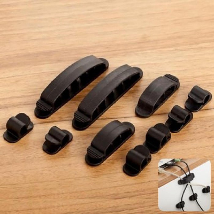 

JFactory Cable Clips 10pcs Pengikat Kabel Rapi