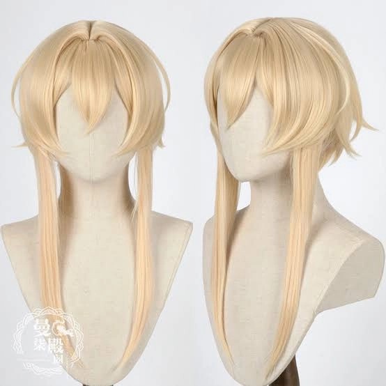 Terlaris Wig Ready Wig Lumine Styled Genshin Impact Cosplay
