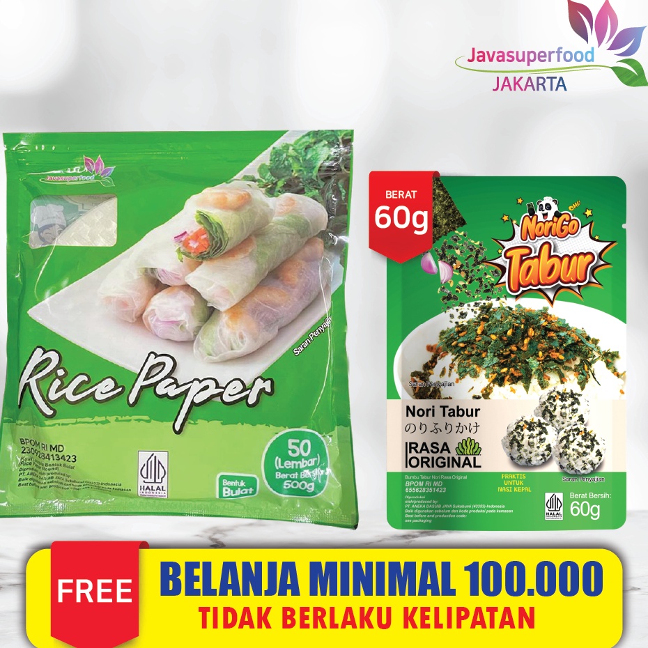 

[KODE PRODUK CHBIE6342] Banh Trang High Quality Rice Paper 22 cm / Rice Paper / Kulit Lumpia Vietnam Rice Paper / rice roll spring roll / Salad Wrap