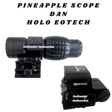 [KODE PRODUK ED7LF5256] Holo Holographic EoTech Dummy WGG Red Dot sight scope