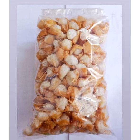 

❉Super Promo VTAT0 Siomay Mini Kering 500gr Renyah Gurih TOPING Seblak Baso Aci CUANKI C53 ➤Best Produk