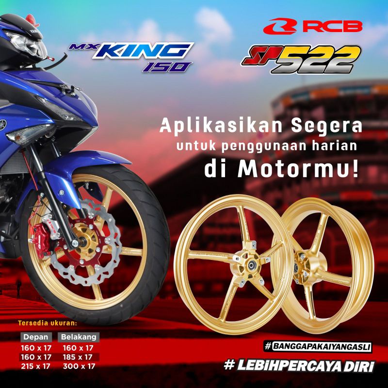 Velg RCB SP522 MX King Palang 5 160/185x17 & 215/300×17