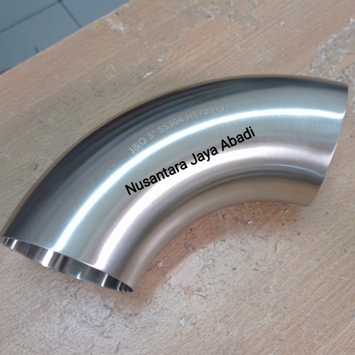 Terlaris Fitting Elbow Sanitary Ss 304 3"