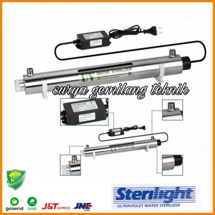 LAMPU UV 8 GPM ULTRAVIOLET REVERSES OSMOSIS AIR MINUM