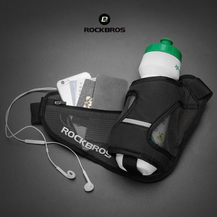 Rockbros D36 Tas Pinggang Botol Lari Sepeda Sports Waist Water Bag