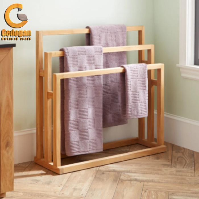 DISKON SPESIAL RAK HANDUK CUSTOM 5 BARIS TINGGI RATA 90 CM TERLARIS