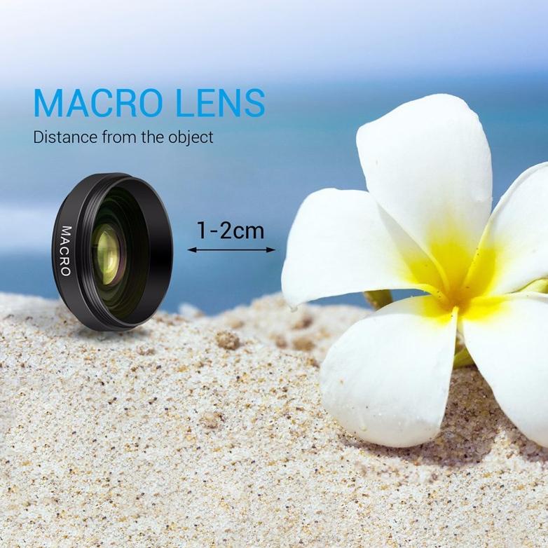 Terbaik Apexel Lensa Super Wide Angle Lens + Macro Smartphone