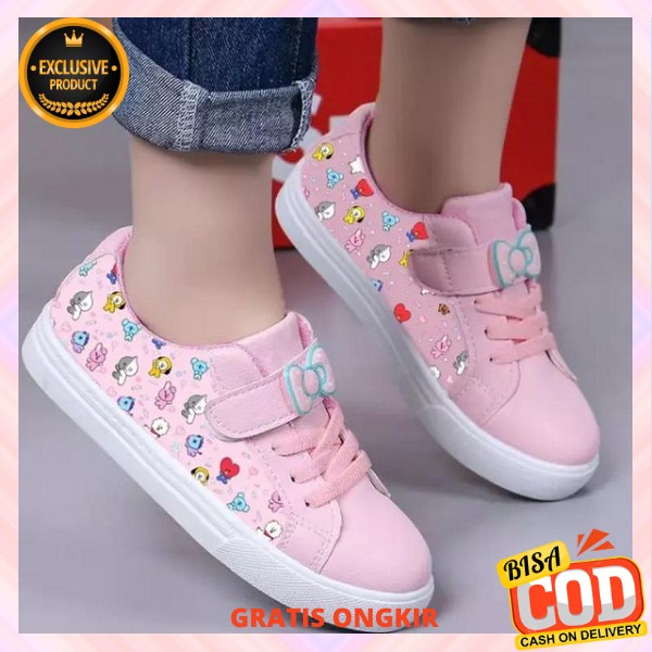 Sapatu Kats Ukuran 28-37 Tk Sd Smp Sepatu Cwo Cwe Termurah Ringan Saat Dipakai Sniakers Korean Style