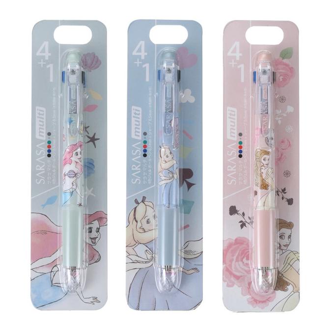 

Zebra Sarasa Multi 4+1 Disney Princess Pastel 0.5mm Limited Edition ---NEW---
