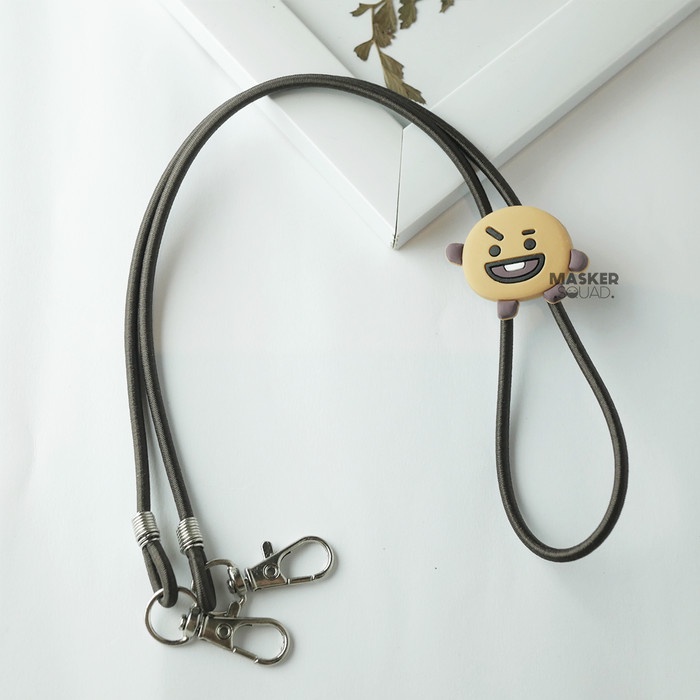 Bestseller Konektor Tali Pengait Masker Hijab 2 In 1 Earloop Anak Bt21 Bts Korea