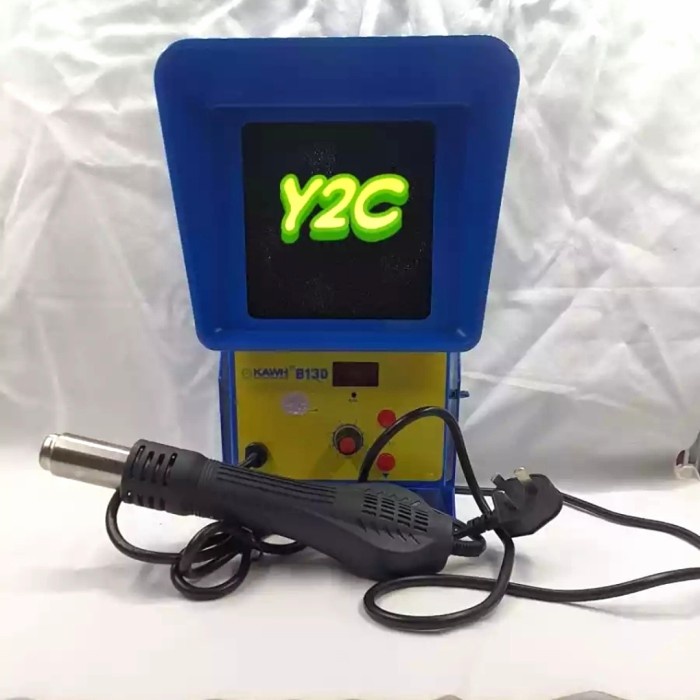Blower / Solder Uap KAWH 813D + Smoke Absorber / Alat Servis Hp