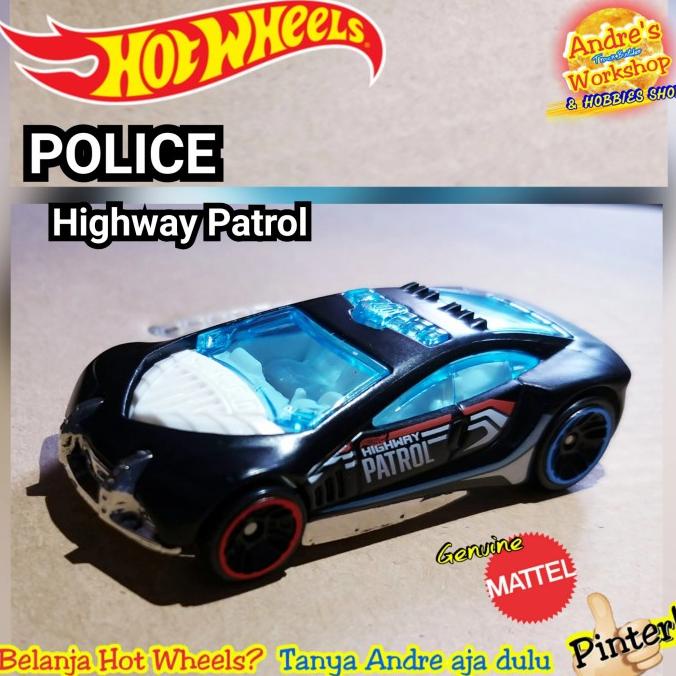 Hotwheels Police Car Ori Mattel Hot Wheels Car Mobil Polisi