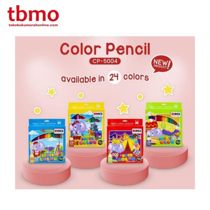 

TBMO PENSIL WARNA CP-5004 24 PANJANG BIG