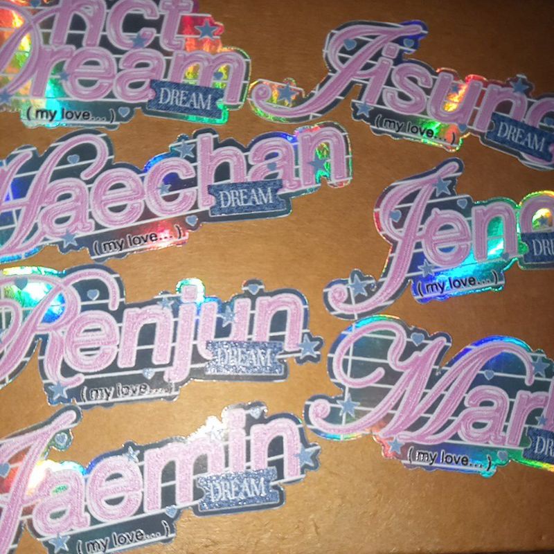 sticker hologram Nct dream (baca deskripsi)