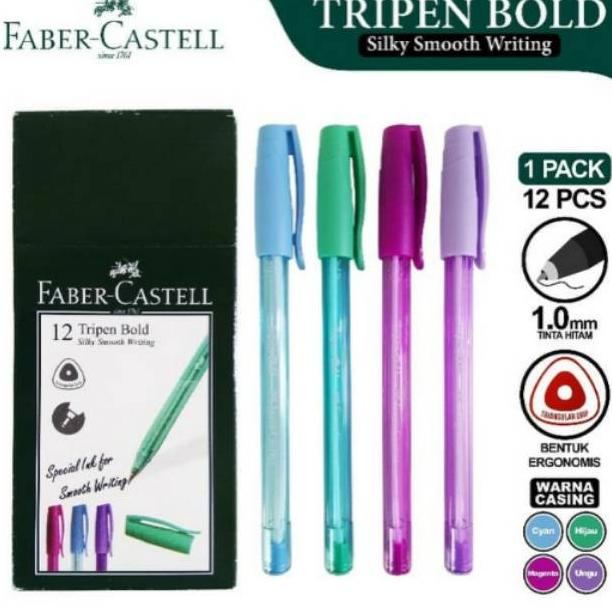 

BOLPEN / TRIPEN BOLD FABER-CASTEL BLACK / PACK