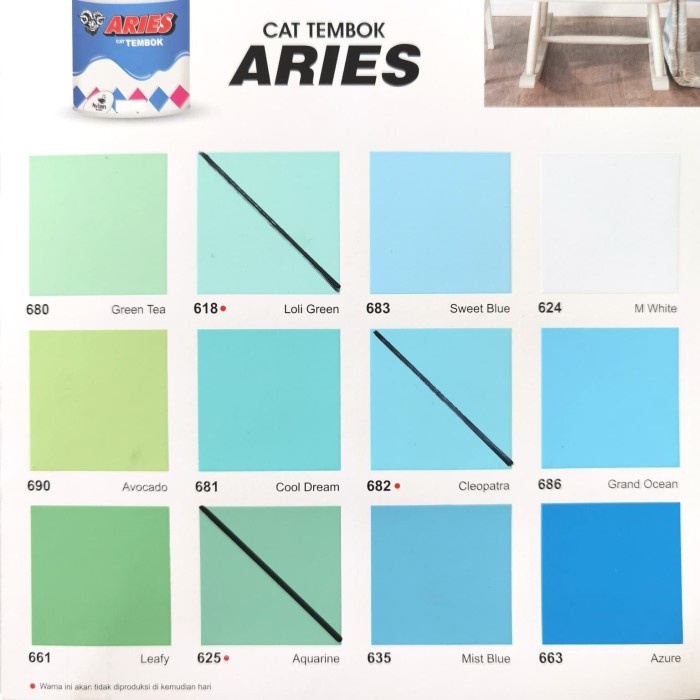 PROMO AVIAN ARIES AVITEX CAT TEMBOK PLAFON TRIPLEK WARNA PAIL PEL 20KG MURAH BEST QUALITY