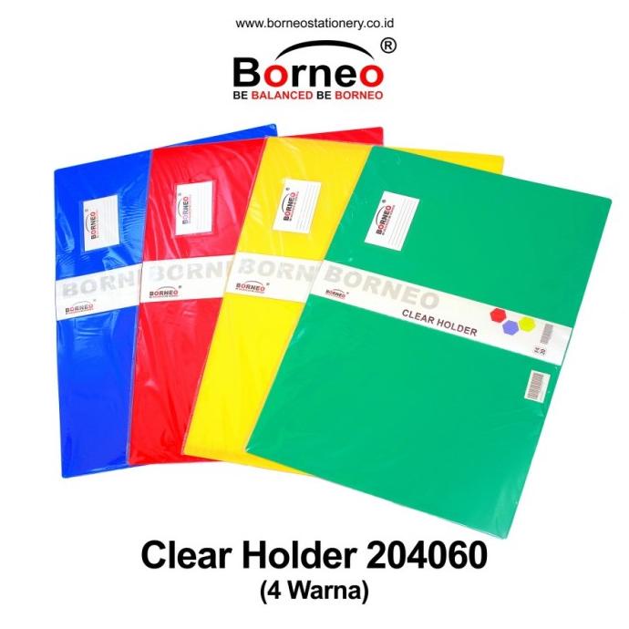 

MAP CLEAR HOLDER BORNEO ISI 20 WARNA / MAP PLASTIK