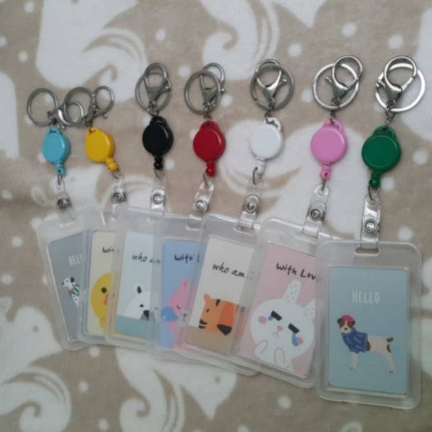 

Stok banyak Tali Gantungan Kunci Tas Kartu Akses Bus MRT Yoyo ID Card Holder CKF