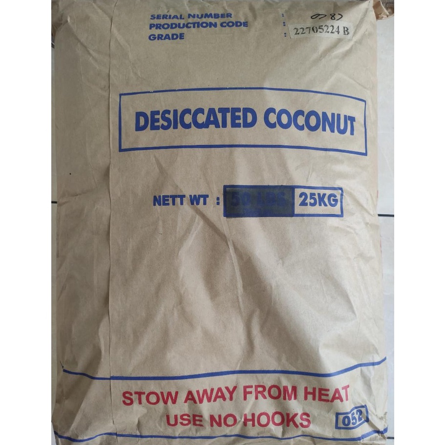 

Kekinian.. KARA KELAPA PARUT KERING REPACK 1 KG / DESICCATED COCONUT ZPJ