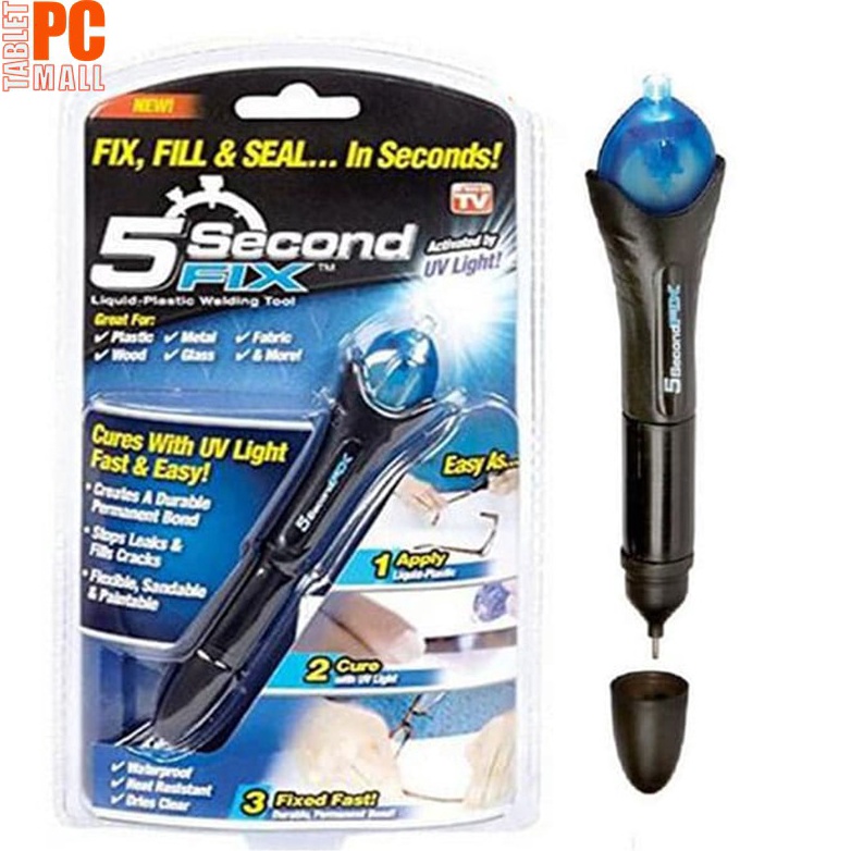 

Ready Stok.. 5 Second Fix Lem Serbaguna Ajaib Sinar UV Magic Super Glue Power Tool 04S