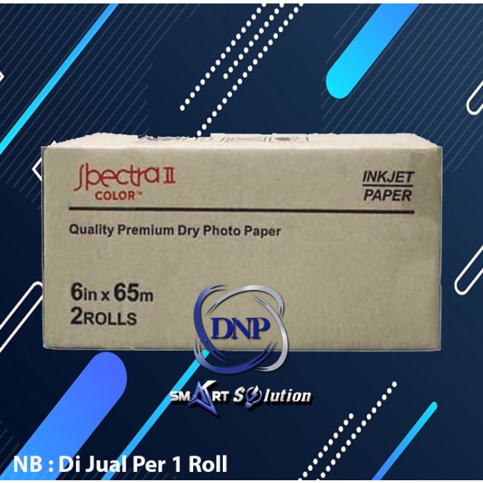 

Terlaris Spectra Ii Inkjet Dry Photo Paper 230Gsm 6" X 65Meter Lustre / Luster