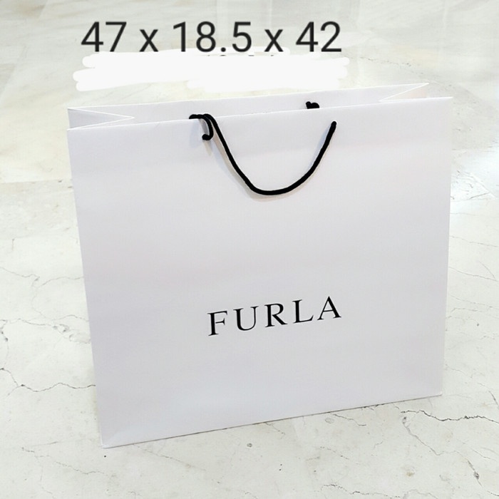 PAPERBAG FURLA POLOS 47 (4718.542) PAPER BAG KANTONG KERTAS ASLI