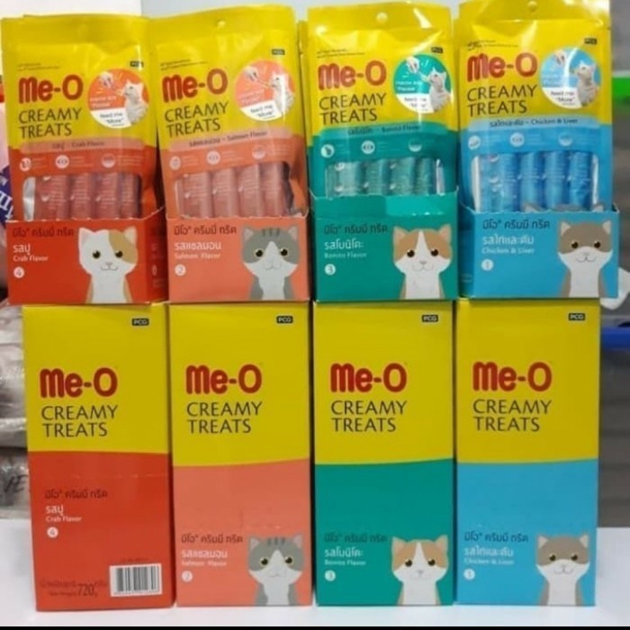Terlaris Meo Creamy Treats 1 Dus 12 Saschet