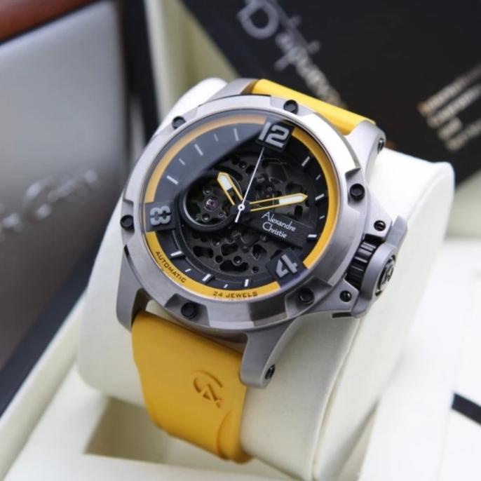 Jam Tangan Pria Alexandre Christie Automatic Ac6295 - Ac 6295 Original Flyzzy.Store