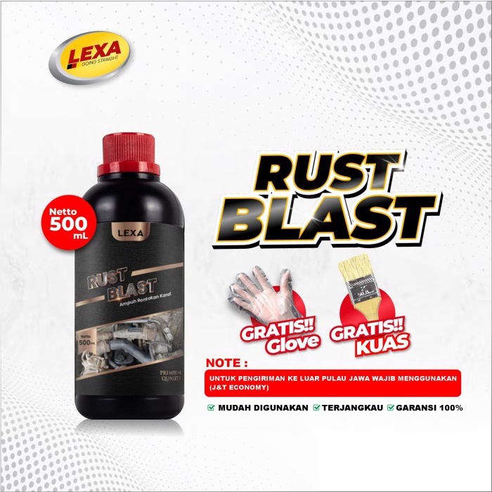 Terlaris Rust Blast Pembersih Kerak Mesin Motor Mobil Rust Remover