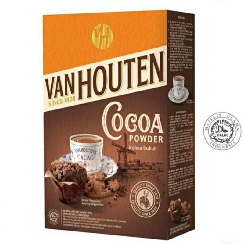 

coklat bubuk van houten/ Van Houten cocoa powder 165 gram