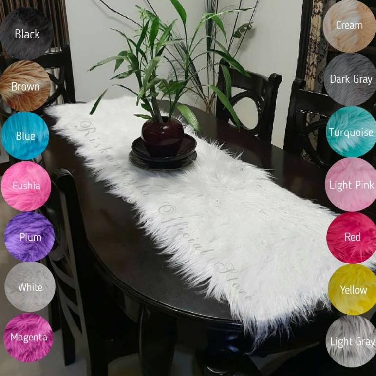 Terlaris Taplak Meja Bulu Korea