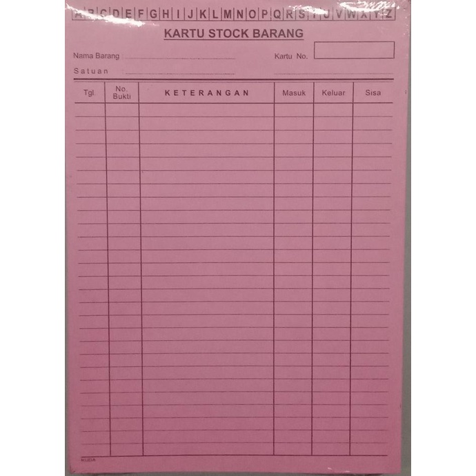 

Kartu Stok Stock Barang 1/2 Folio sellanorimart