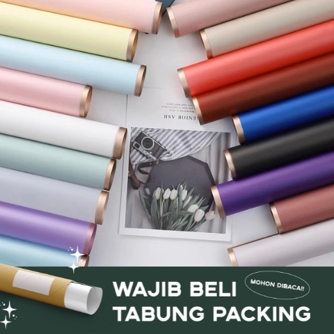 

Diskon Bulan Ini [PER PACK = 20 LBR] 58x58 CM GOLD LINE Flower Wrapping Paper Kertas Buket Bunga Cellophane
