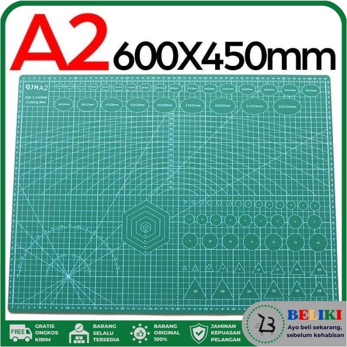 

Terlaris Qjh Work Cutting Mat Pad A2 60 X 45 Cm - Qj4