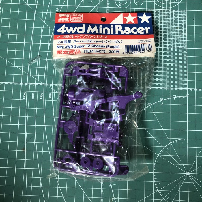 DISKON SPESIAL TAMIYA 94273 MINI 4WD SUPER TZ CHASSIS (PURPLE) TERBARU