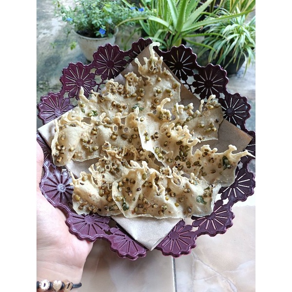 Rempeyek kacang tanah kacang ijo udang rebon kedelai wijen tolo putih hitam dele toples 5L liter pey