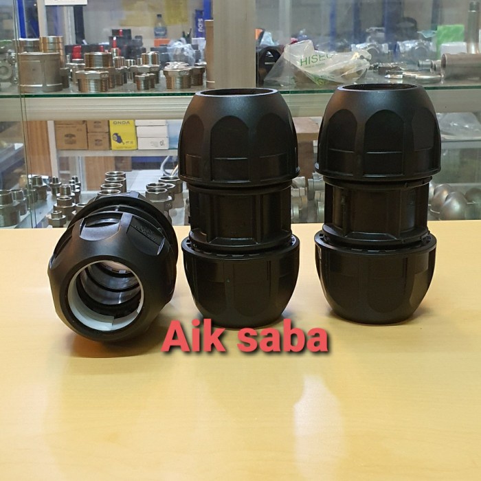 Terlaris Coupler Hdpe Compression Socket 63Mm 2" Inch