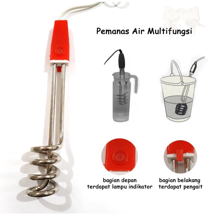 Terlaris Alat Pemanas Air Multifungsi / Travel Portable Water Heater Listrik