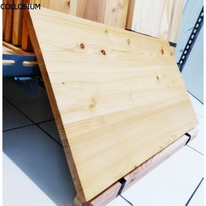 Kayu Jatibelanda 30X 80 Ambalan Papan Kayu Jati Belanda Tebal 2 Cm