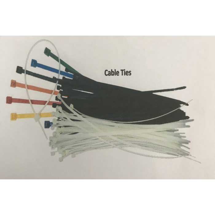 

Cable Ties / Kabel Ties 55Cm X 9 Hitam / Putih / Pengikat Kabel