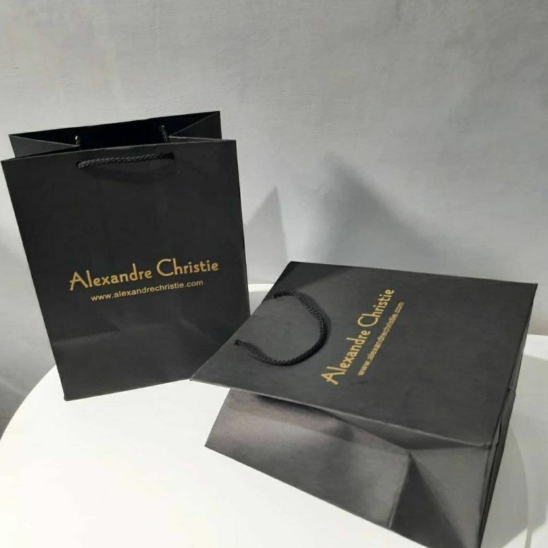 

Baru Paperbag Alexandre Christie Hitam Paper Bag Kotak Jam Tangan J23X
