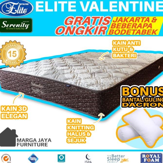 Springbed kasur matras elite superior serenity 160 x 200