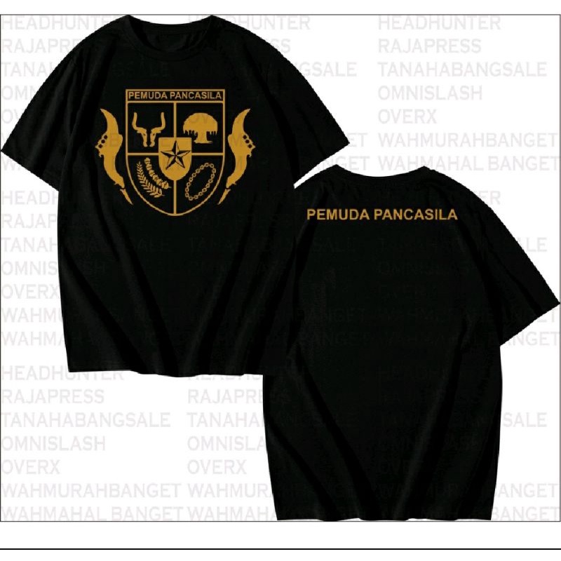 KAOS PEMUDA PANCASILA SILUET NEW GOLD//KAOS PP PEMUDA PANCASILA