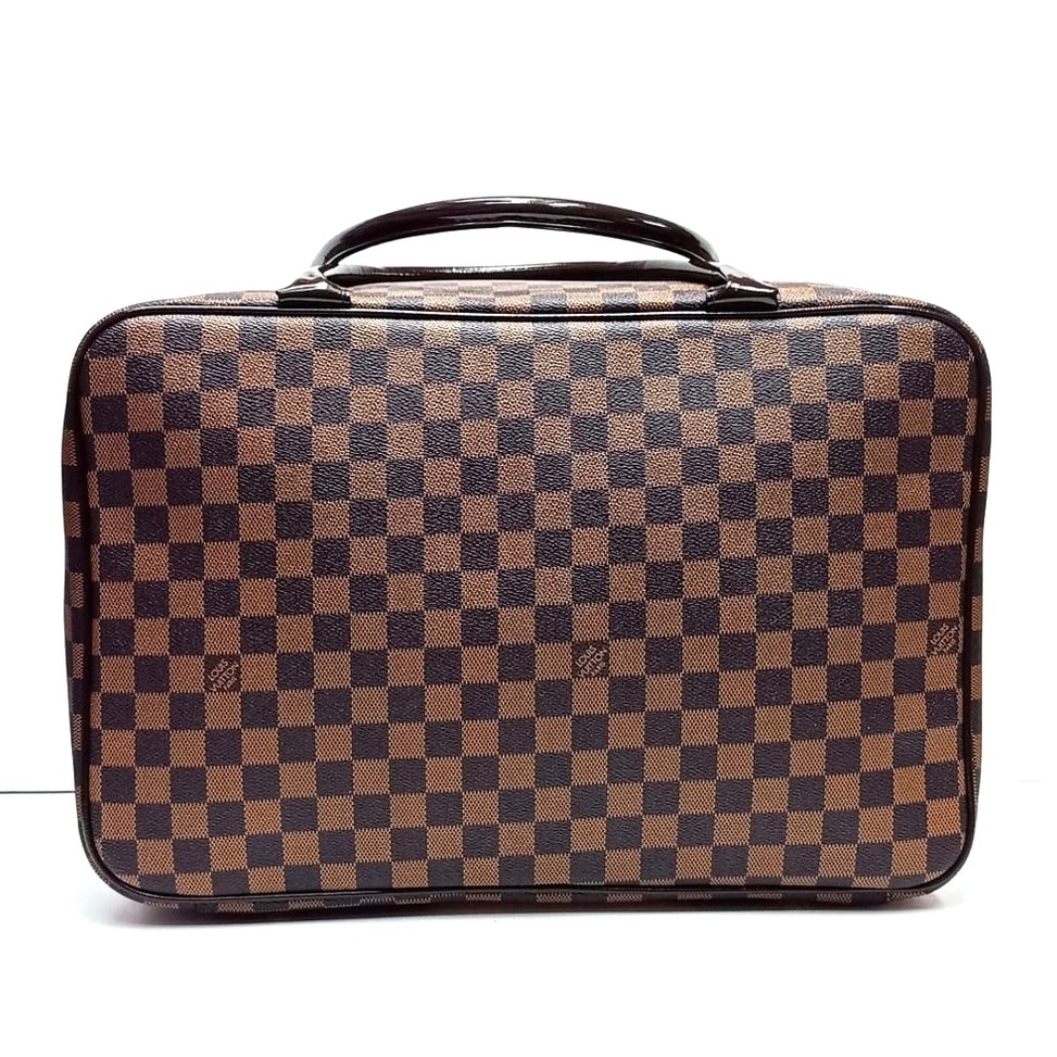 HOT TRAVEL BAG PREMIUM TAS KOPER WANITA KOTAK COKLAT