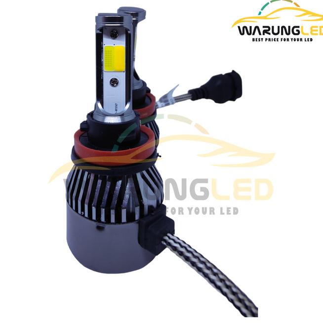 Lampu Led Foglamp Mobil Led X9 Eco9 Luminos H11 3 Warna Super Bright