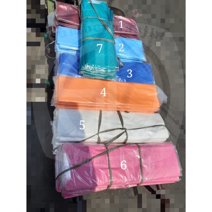 Plastik Sampah Warna Warni 60X100 / Plastik Layang Layang / Layangan