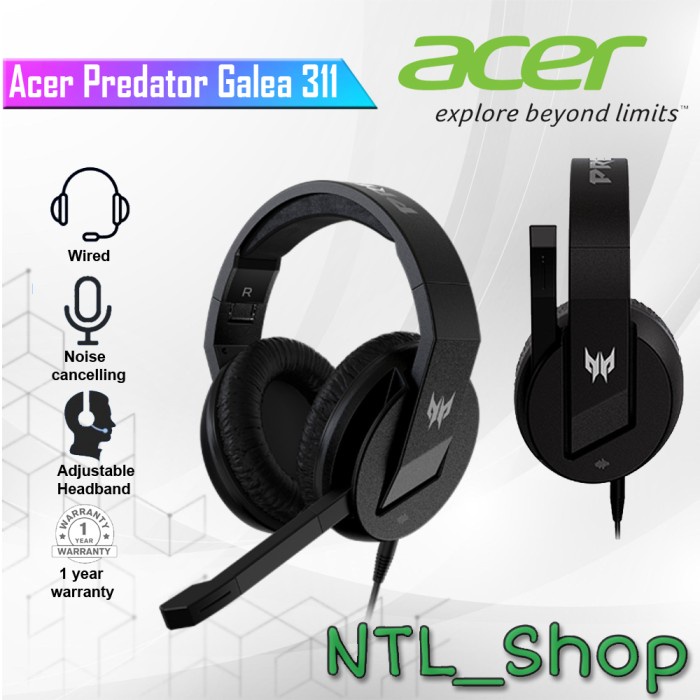 Acer Predator Galea 311 50mm Driver Gaming Headset